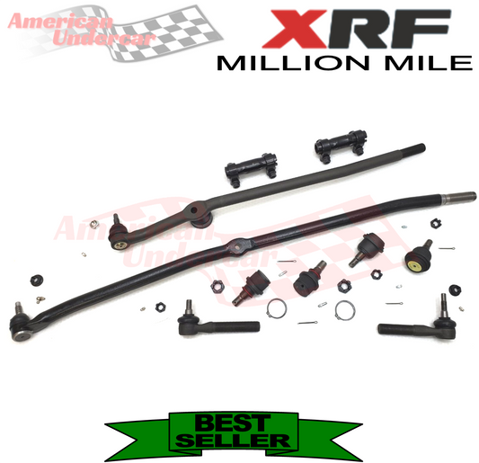 XRF Ball Joint Drag Link Tie Rod Steering Kit | 2003-2008 Dodge Ram 2500 4x4