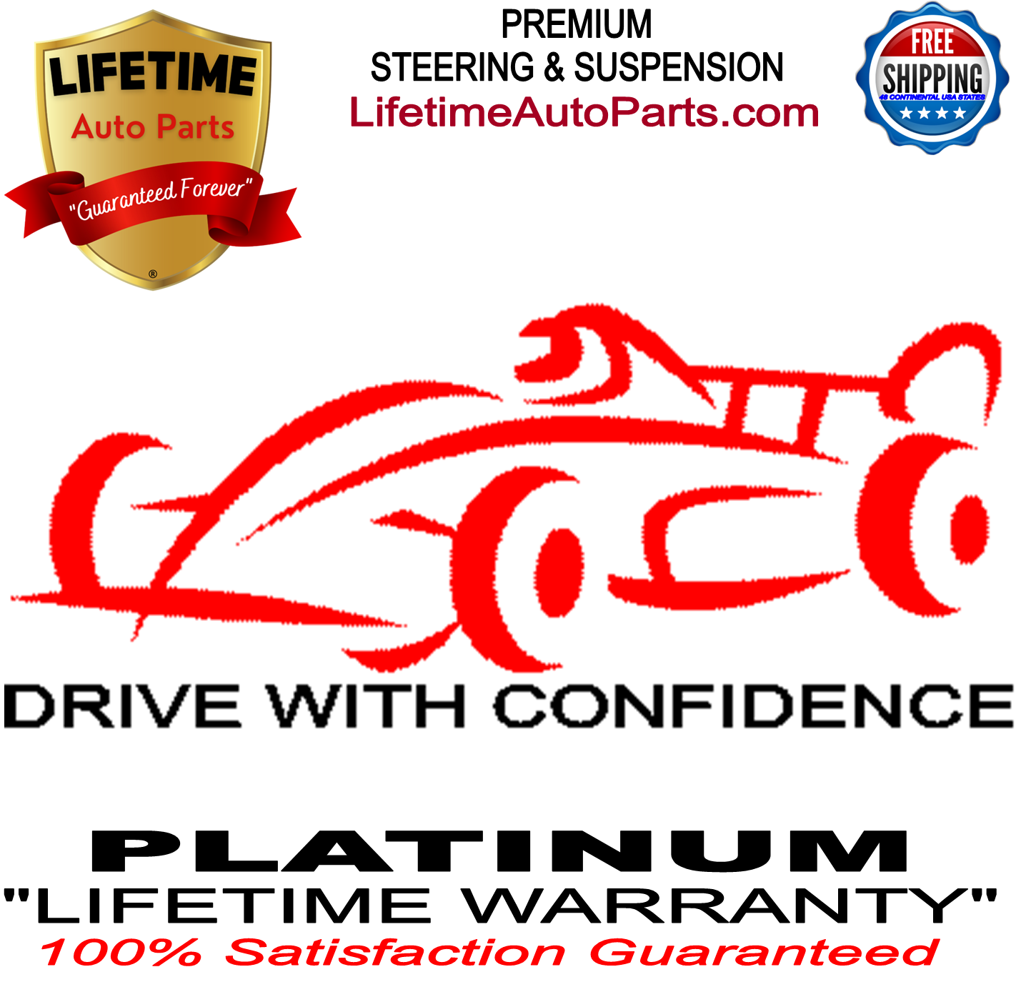 Lifetime Steering and Suspension Kit | 1974-1976 Buick, Chevrolet, Oldsmobile, Pontiac
