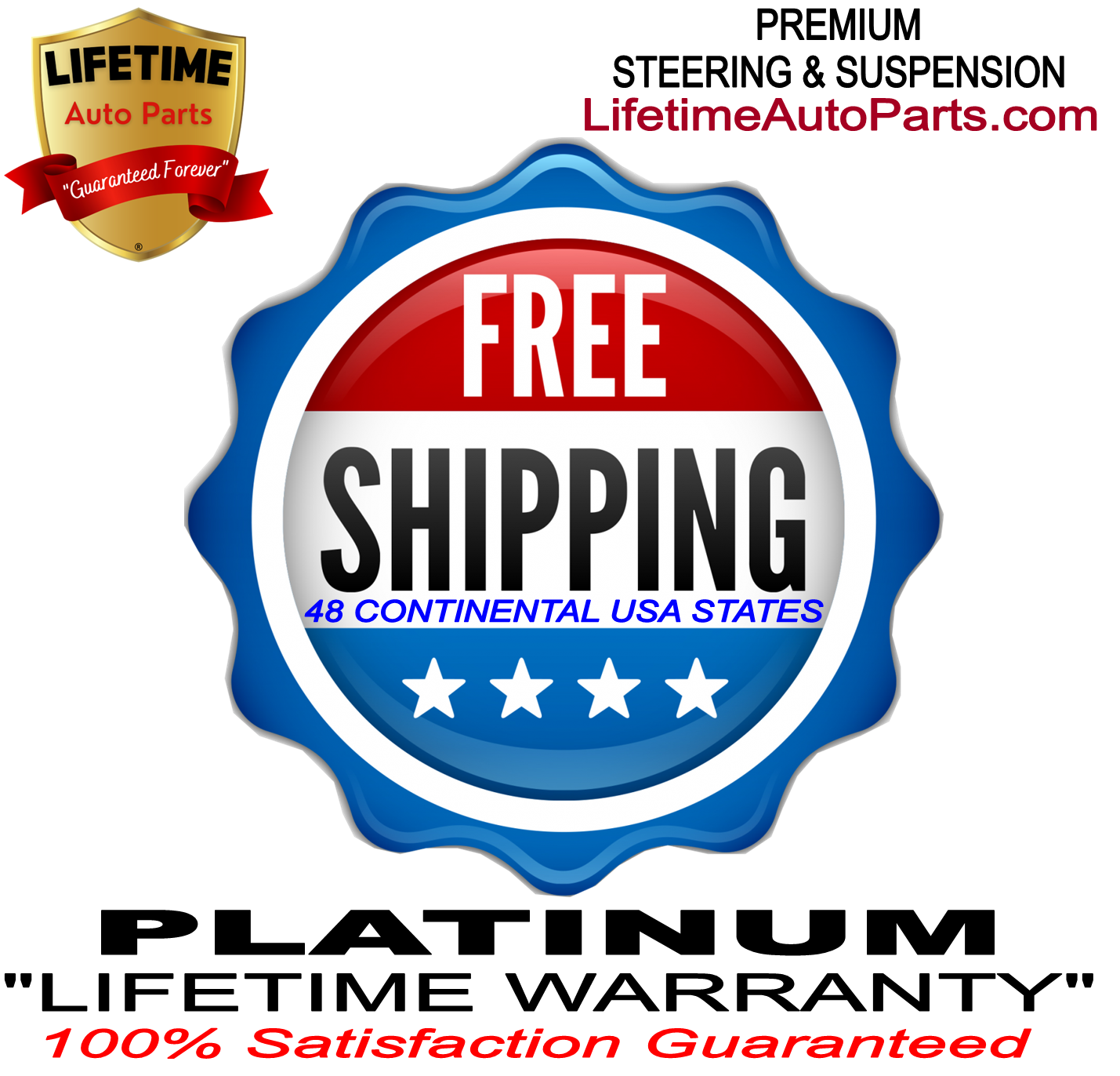 Lifetime Steering and Suspension Kit | 1974-1976 Buick, Chevrolet, Oldsmobile, Pontiac