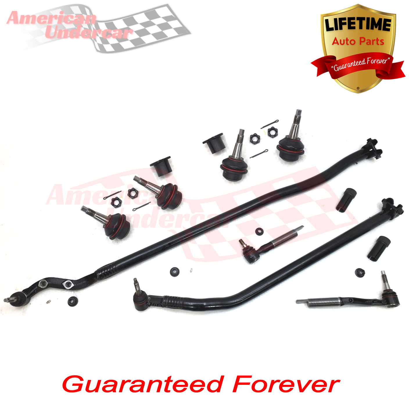 Lifetime Jeep Wrangler JL, Gladiator JT Steering and Suspension Kit 2018-2025 4x4 DANA 44 Axle
