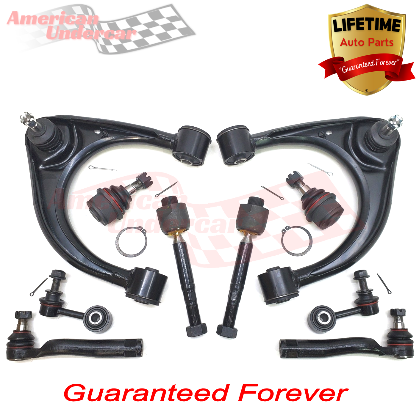 Lifetime Control Arm Steering Kit for 2007-2022 Toyota Tundra, Sequoia 4x4, 2WD
