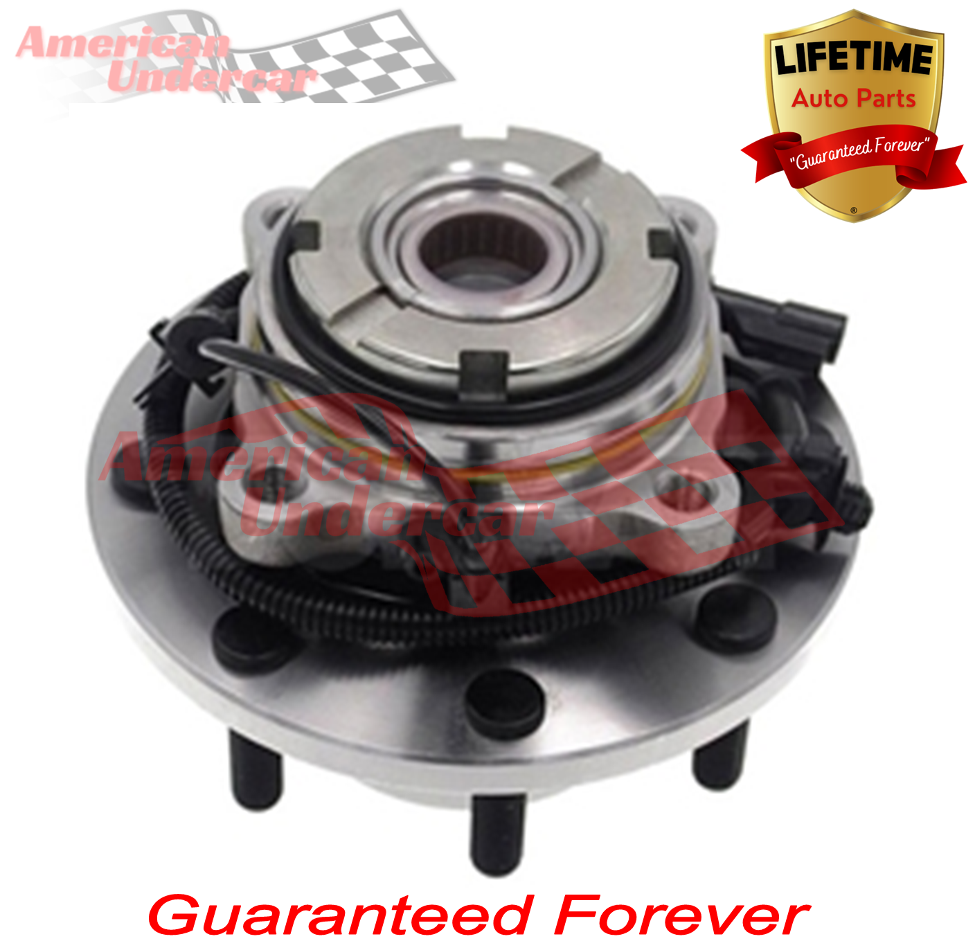Lifetime Wheel Bearing Hub Assembly 1999-2004 Ford F250 F350 F450 F550 Super Duty 4x4 Dual Rear Wheel