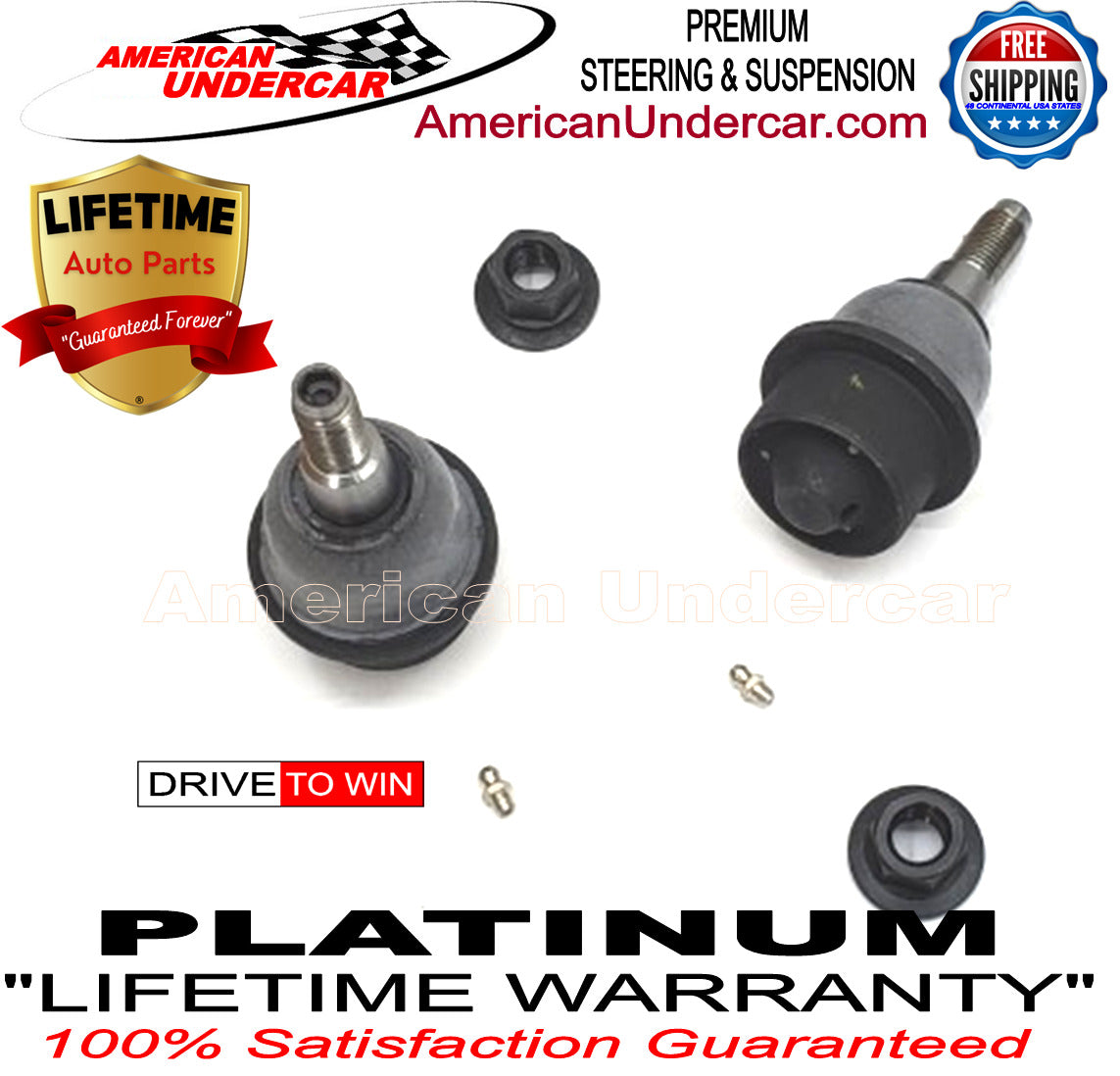 Lifetime Chevrolet GMC 2500HD 3500HD 2011 - 2019 Lower Ball Joint Suspension Kit