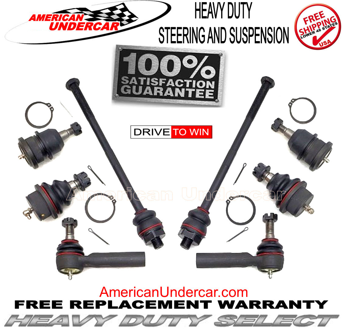 HD Ball Joint Tie Rod Link Steering Kit for 1999-2007 Chevrolet, GMC, Cadillac