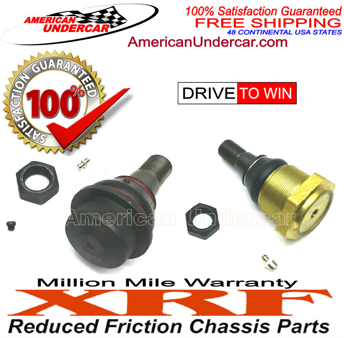 XRF Upper & Lower Ball Joint Suspension Kit for 2008-2018 Dodge Ram 4500, 5500 2WD, 4x4