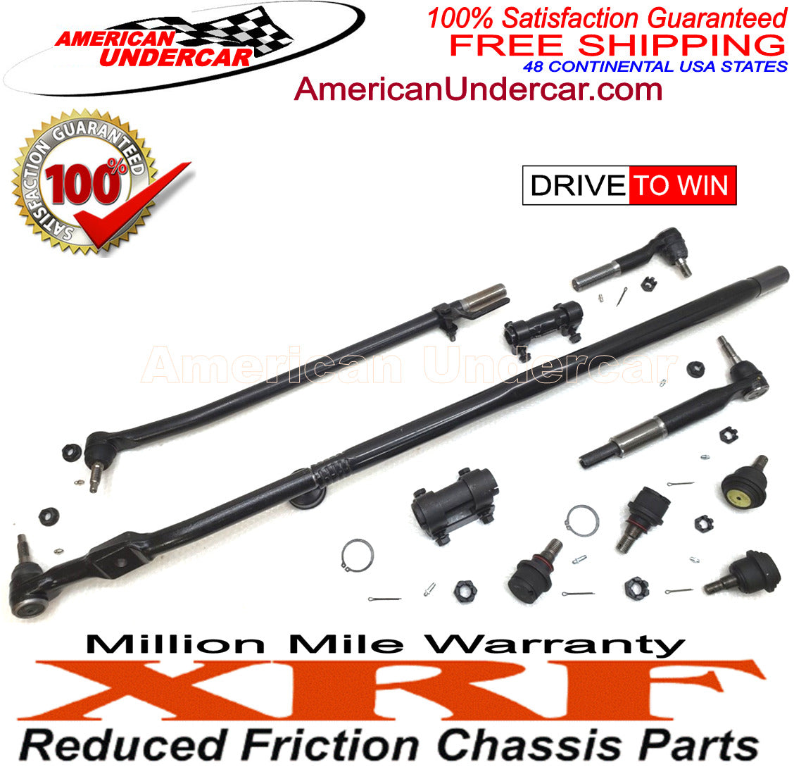 XRF Dodge Ram 2500 3500 4x4 2009 - 2012 Steering and Suspension New T Design Kit
