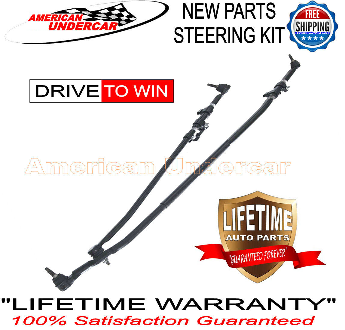 Lifetime Dodge Ram 2500 3500 4x4 2009 - 2012 New T Design Upgrade Steering Kit