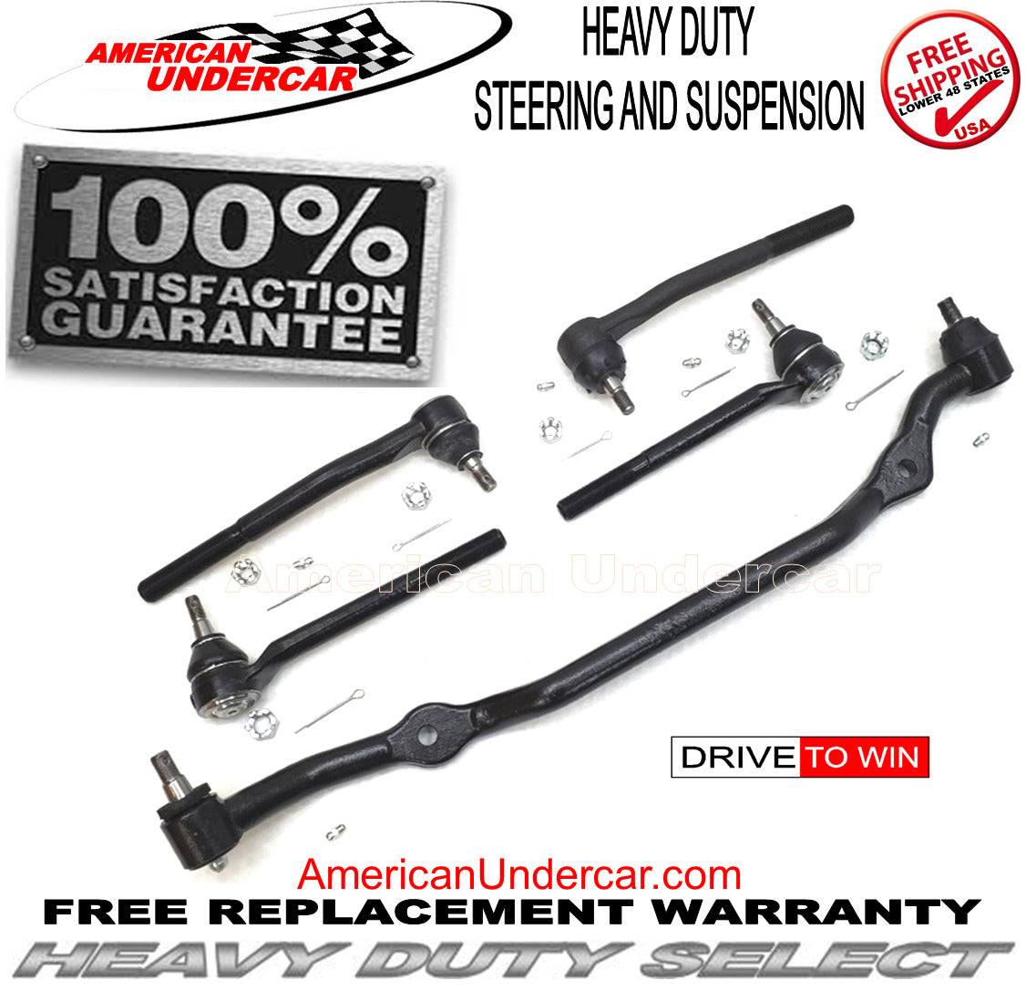 Tie Rod Ends and Center Link Steering Kit | 1973-1974 Buick, Chevrolet, Oldsmobile, Pontiac