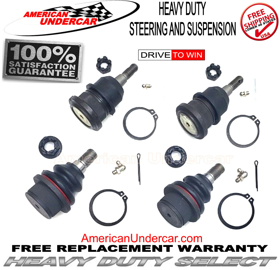 HD Upper & Lower Ball Joint Kit for 1999-2007 Chevrolet, GMC, Cadillac 2WD, 4x4