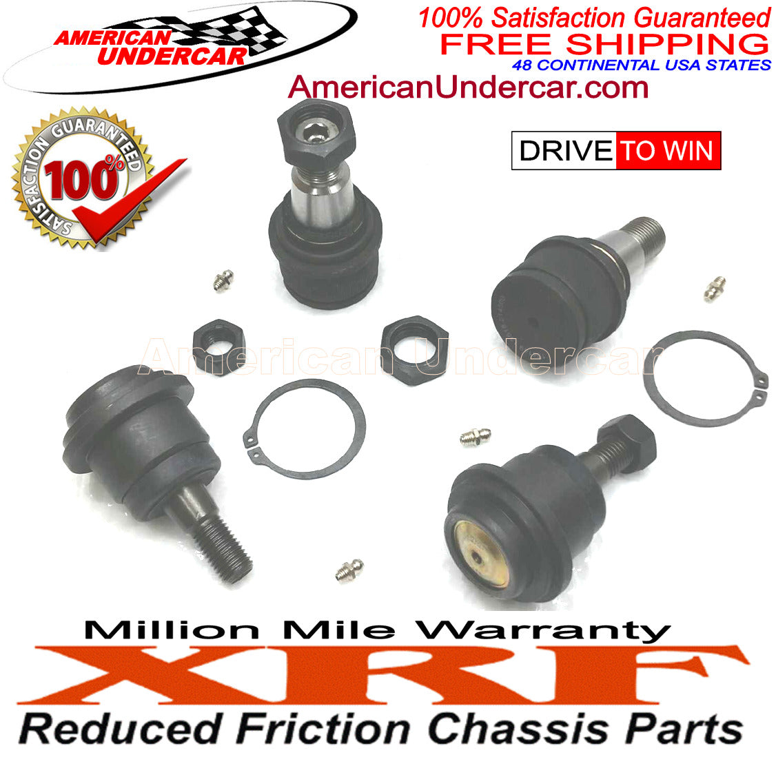 XRF Ball Joint Upper & Lower Kit for 2019-2022 Dodge Ram 2500, 3500 4x4