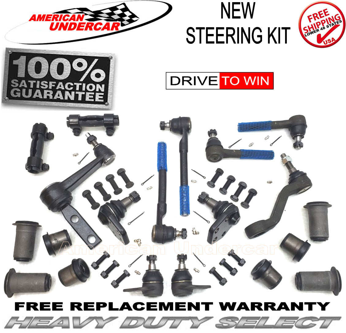 Dodge Ram 2500 3500 2WD 2000-2002 HD Ball Joint Tie Rod Control Arm Bushing Kit