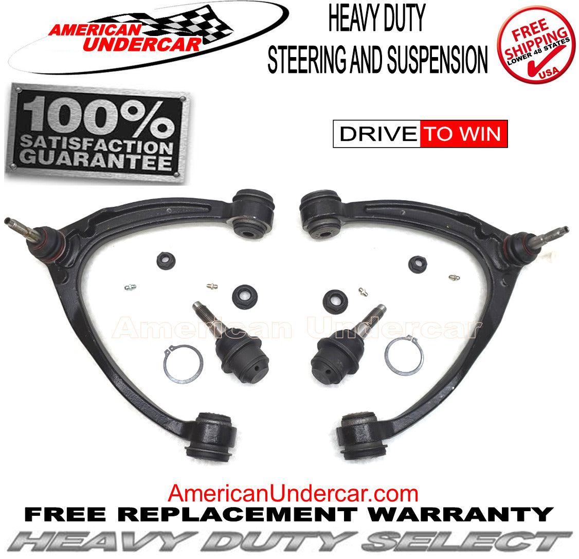 HD Control Arms Ball Joints and Bushings Kit for 2007-2013 Chevrolet, GMC, Cadillac 2WD, 4x4