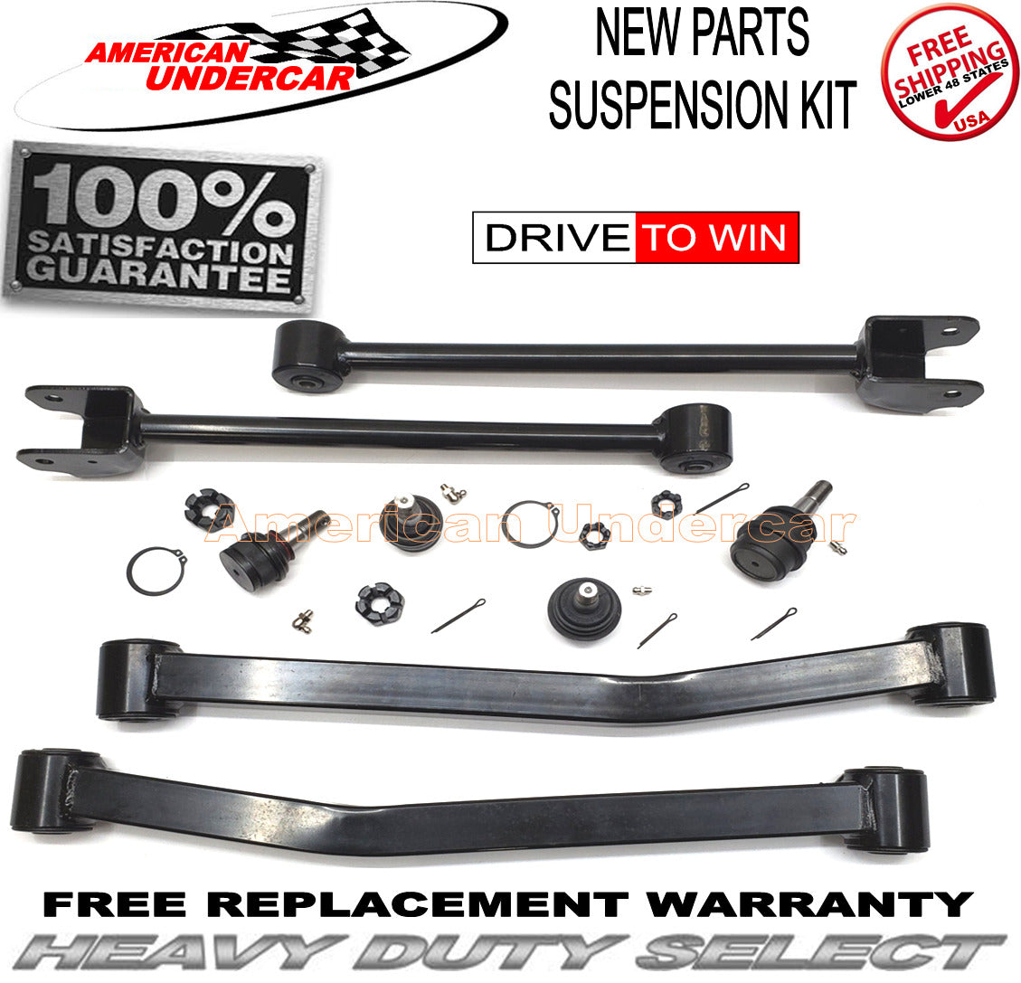 Jeep Wrangler 07 - 17 HD Upper & Lower Control Arm and Ball Joint Kit