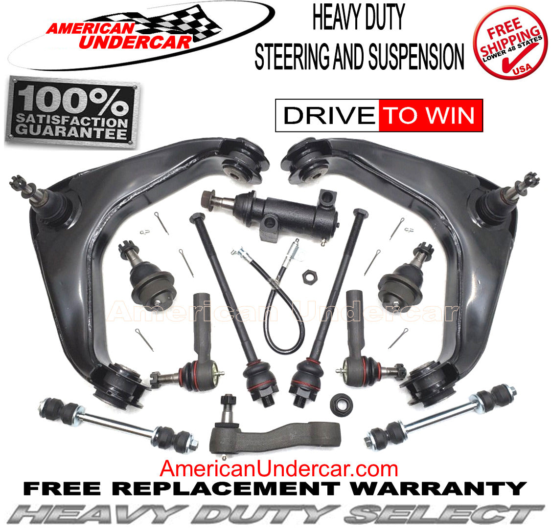 Chevrolet GMC 2500 4x4 99 - 00 HD Ball Joint Control Arm Tie Rod Steering Kit