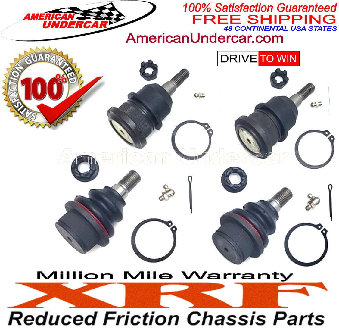 Cadillac Chevrolet GMC K1500 2002 - 2008 XRF Ball Joint Kit Uppers & Lowers