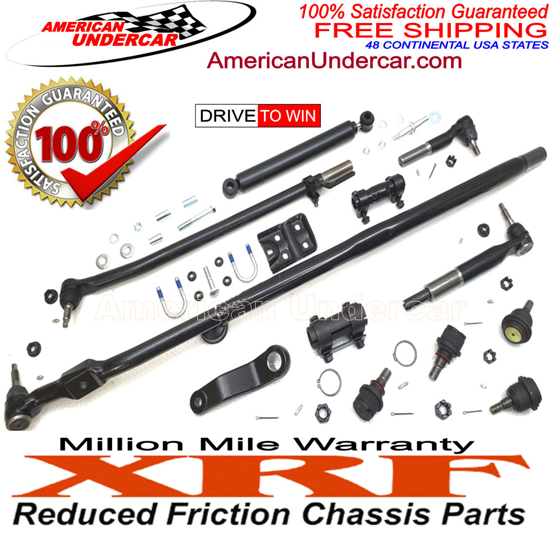 XRF T Design Upgrade Complete Steering Kit for 2009-2012 Dodge Ram 2500, 3500 4x4