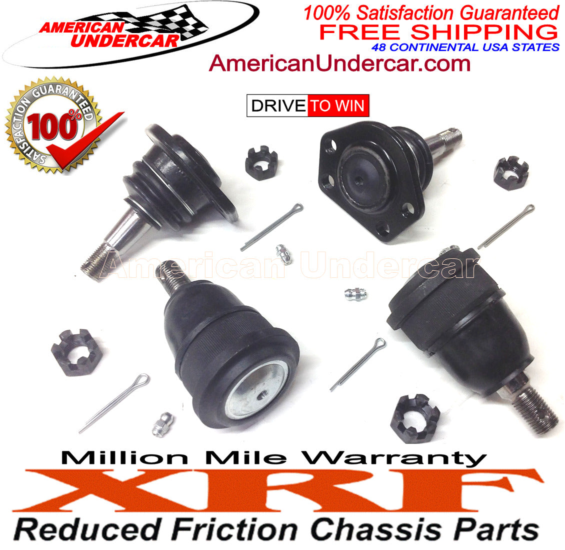 XRF Ball Joint Upper & Lower Suspension Kit for 1968-1972 Buick, Chevrolet, GMC, Oldsmobile, Pontiac 2WD