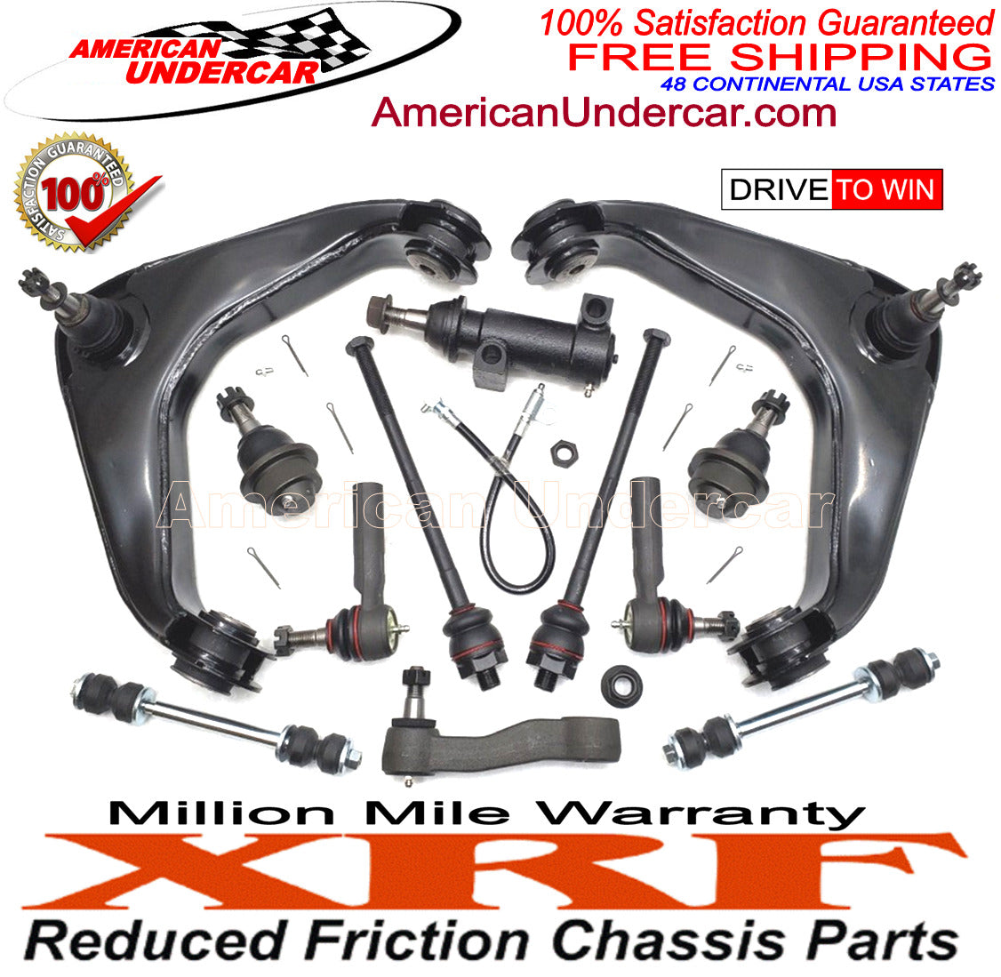 Chevrolet GMC 2500 RWD 99 - 00 XRF Ball Joint Control Arm Idler Arm Tie Rod Kit