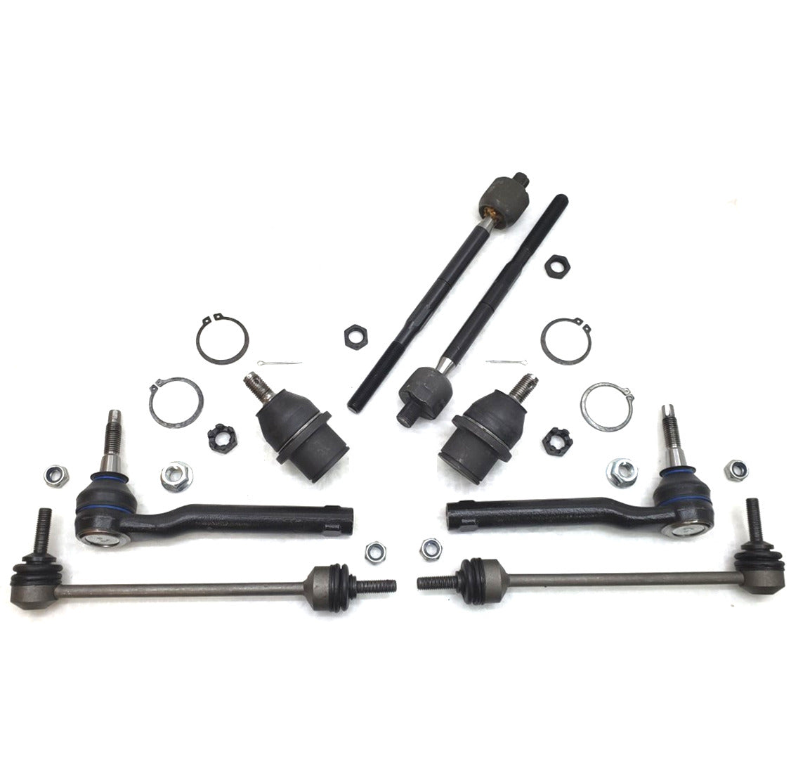 XRF Ball Joints Tie Rod Steering Kit for 2011-2014 Ford F150 SVT Raptor 6.2L V8