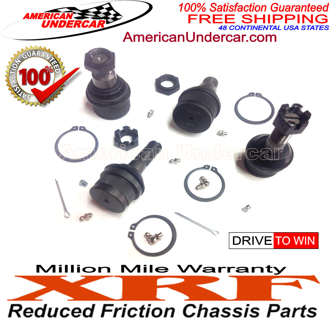 Ford F450 F550 Super Duty 99 - 04 XRF Ball Joint Suspension Kit Upper & Lower