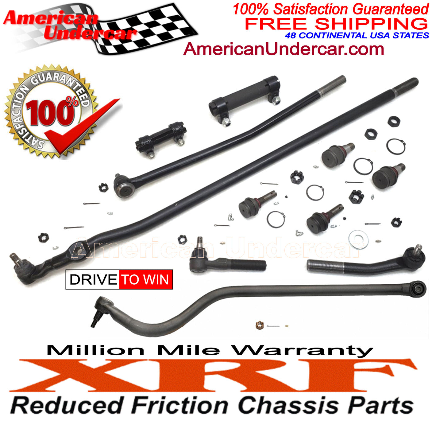 XRF Dodge Ram 2500 3500 Steering and Suspension 1998 - 1999 4x4 4500lb axle