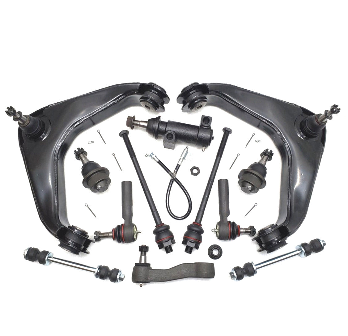 Lifetime Ball Joint Control Arm Tie Rod Idler Kit for 2001-2010 Chevrolet, GMC, 1500HD, 2500HD, 3500HD, 2WD, 4x4