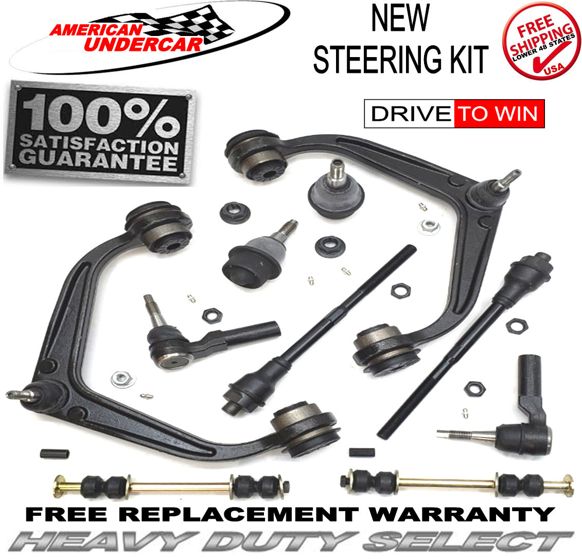 HD Chevrolet GMC 2500HD 3500HD 11 - 19 Ball Joint Upper Control Arm Tie Rod Kit