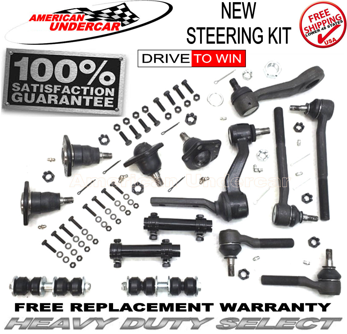 HD Ball Joint Tie Rod Idler Pitman Arm Kit | 1995-1996 Chevrolet Blazer, S10 4x4