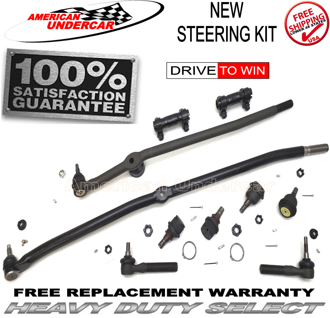 Dodge Ram 2500 3500 4X4 2003 - 2008 HD Drag Link Tie Rod Ball Joint Steering Kit
