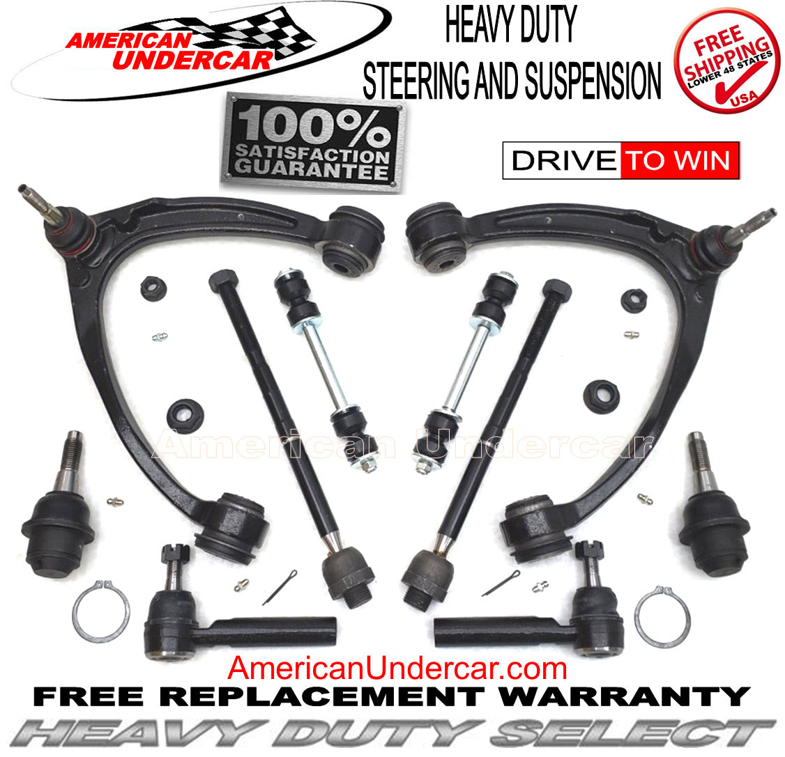 Cadillac Chevrolet GMC 2007 - 2013 HD Control Arm Ball Joint Tie Rod Kit