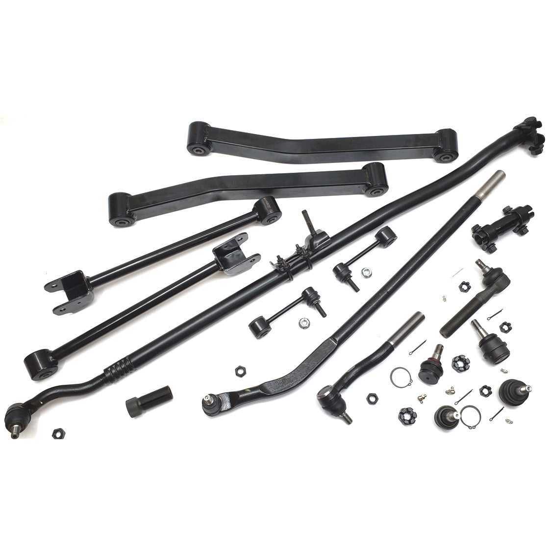 Lifetime Ball Joint Control Arm Drag Link Tie Rod Kit for 2007-2017 Jeep Wrangler