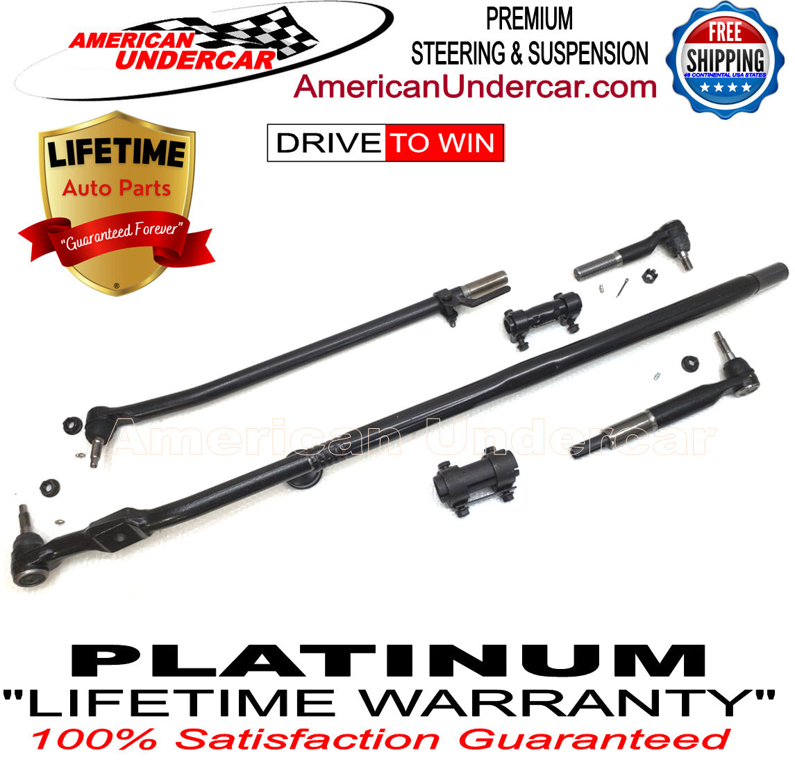 Lifetime Dodge Ram 2500 3500 4x4 2009 - 2012 New T Design Upgrade Steering Kit