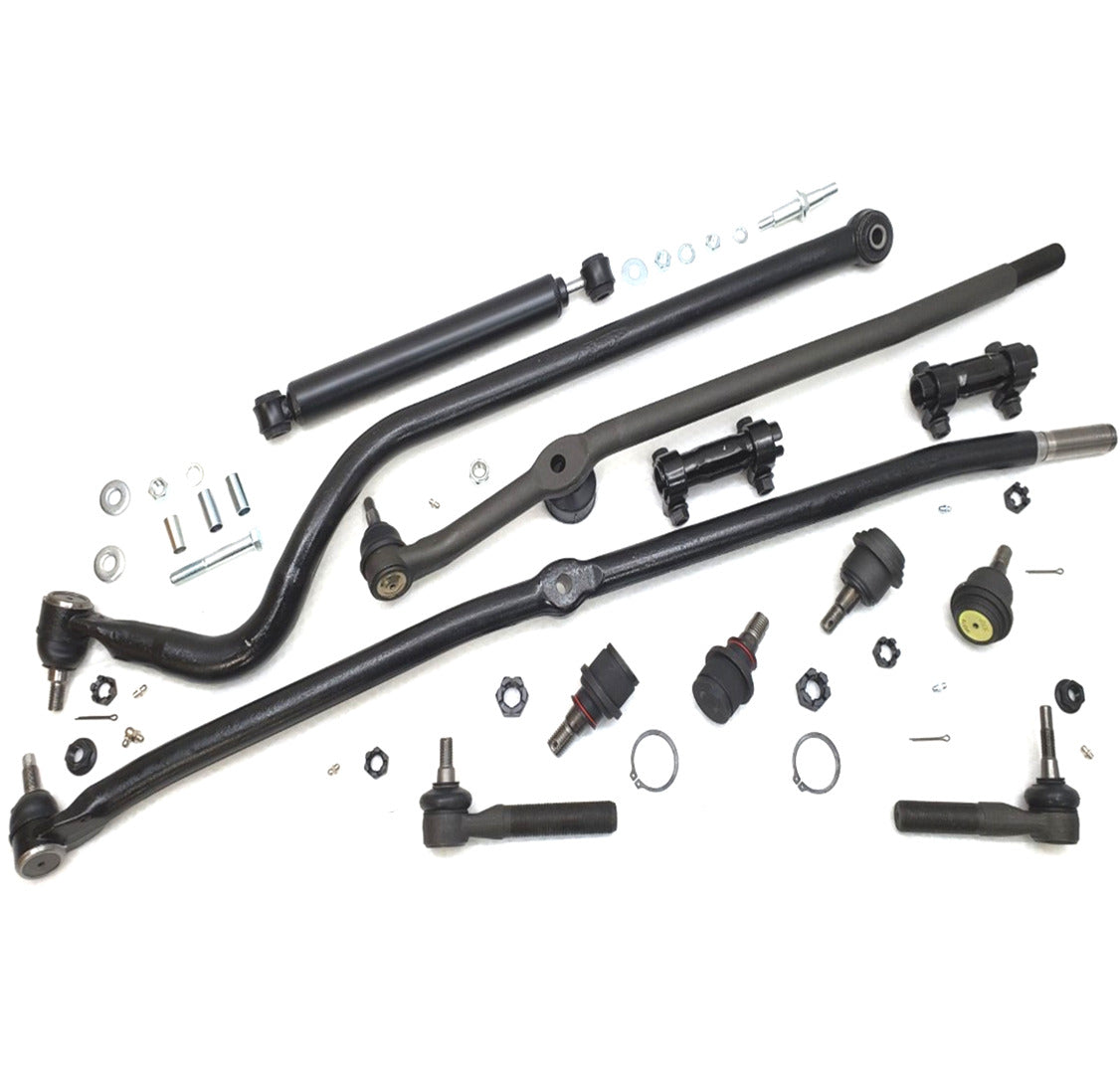 XRF Ball Joint Drag Link Tie Rod Track Bar Kit for 2000-2002 Dodge Ram 2500, 3500 4x4