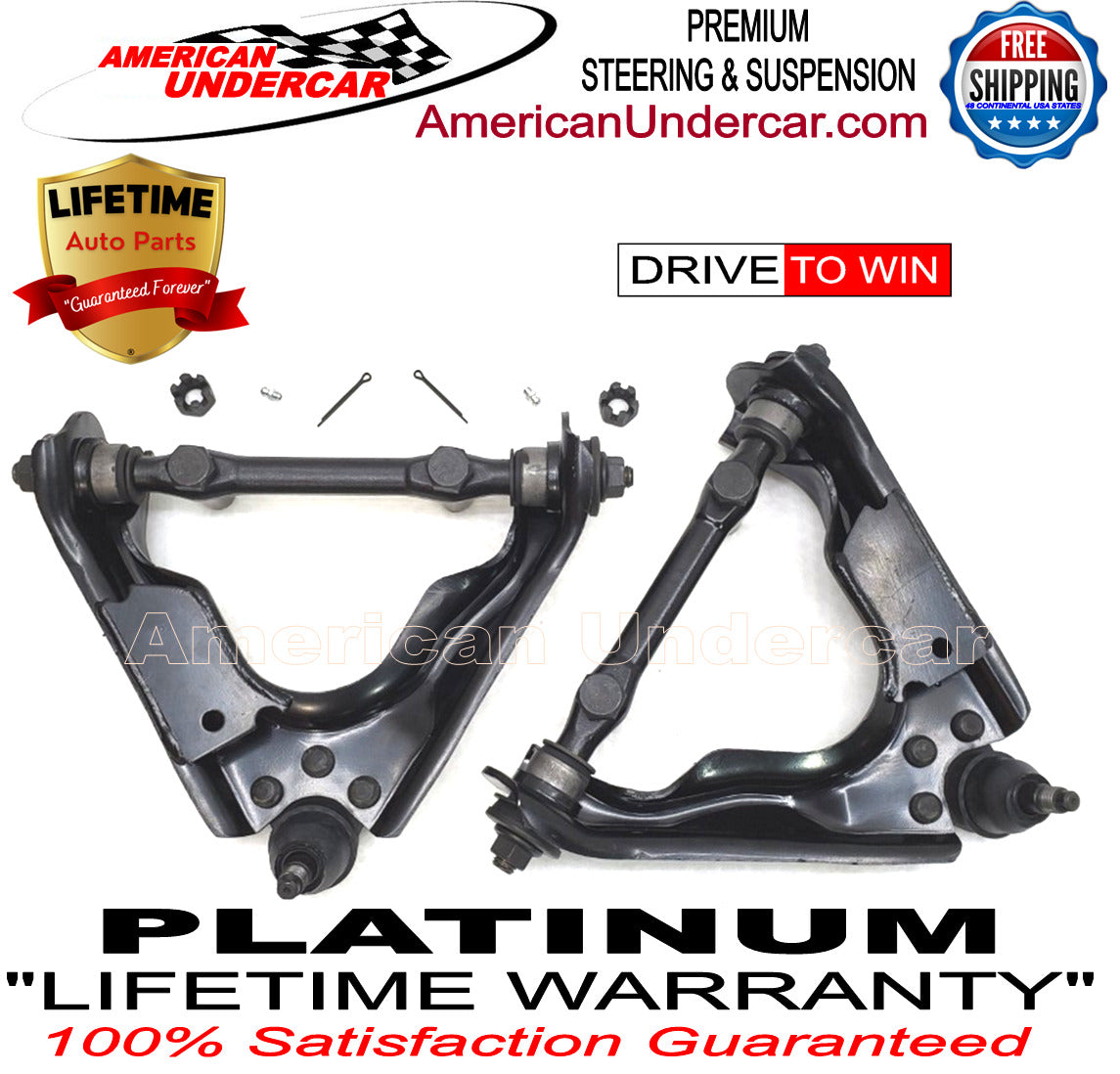 Lifetime Control Arm Bushing Ball Joint Kit for 2000-2003 Dodge Durango, Dakota 4x4