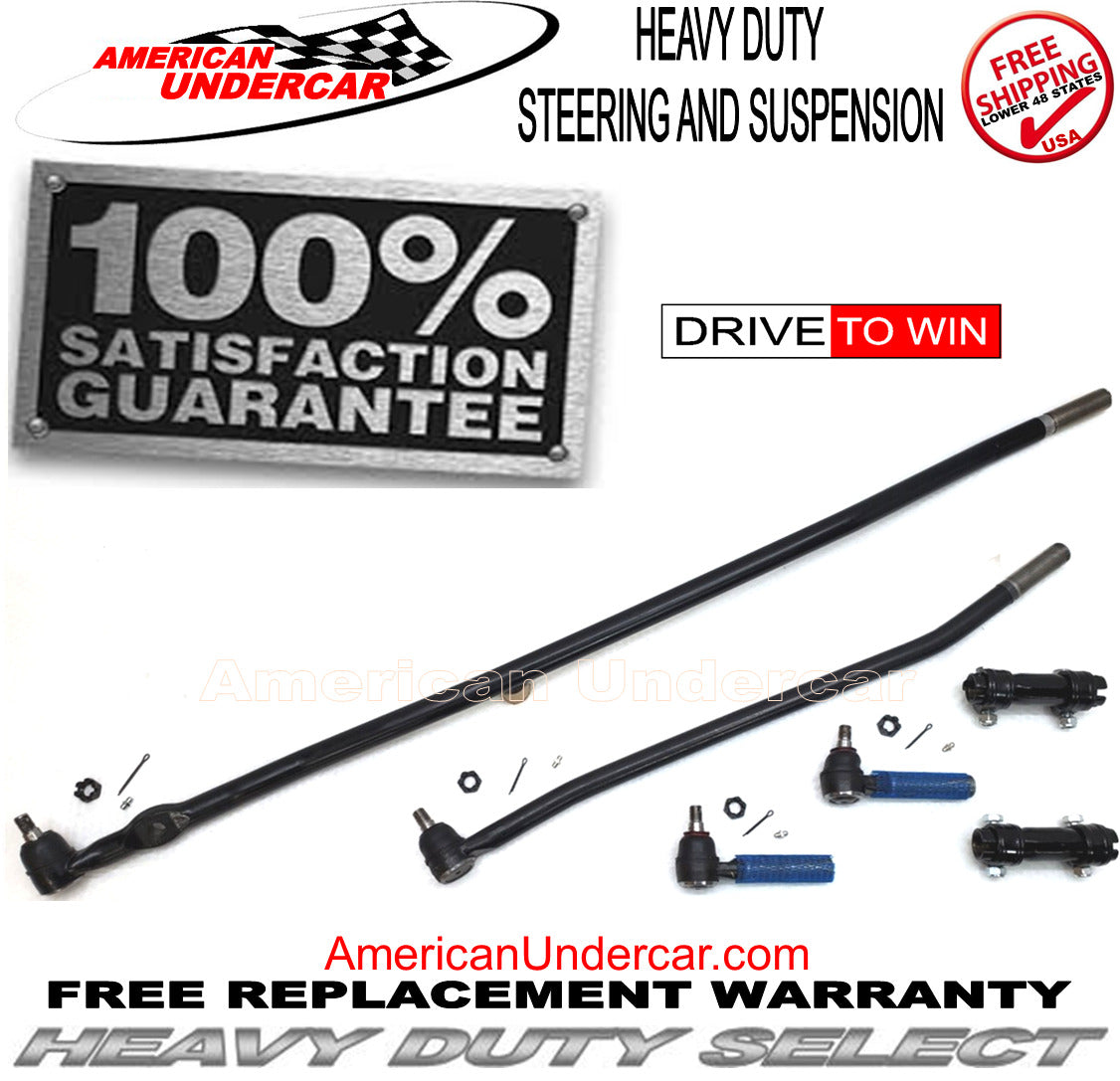 Ford F350 4x4 1988 - 1997 HD Tie Rod Drag Link Sleeve Steering Kit