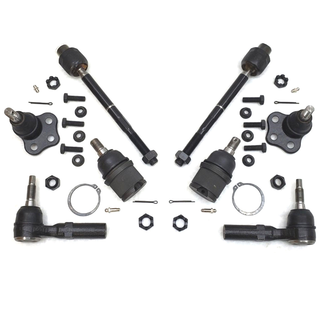 XRF Ball Joint and Tie Rod End Steering Kit for 2000-2004 Dodge Dakota, Durango 4x4