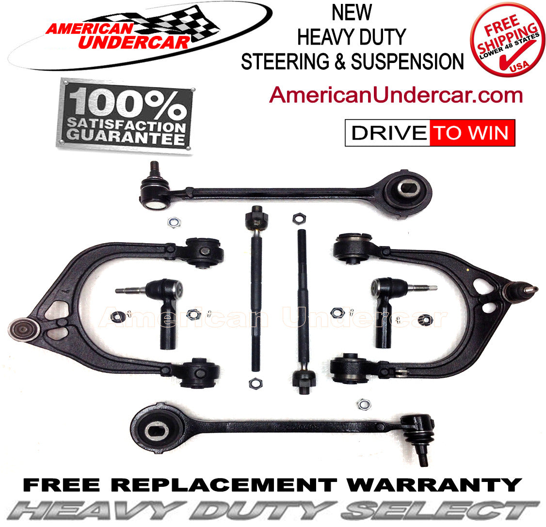 HD Upper & Lower Control Arm Tie Rod Kit Dodge Chrysler 300 2005 - 2010