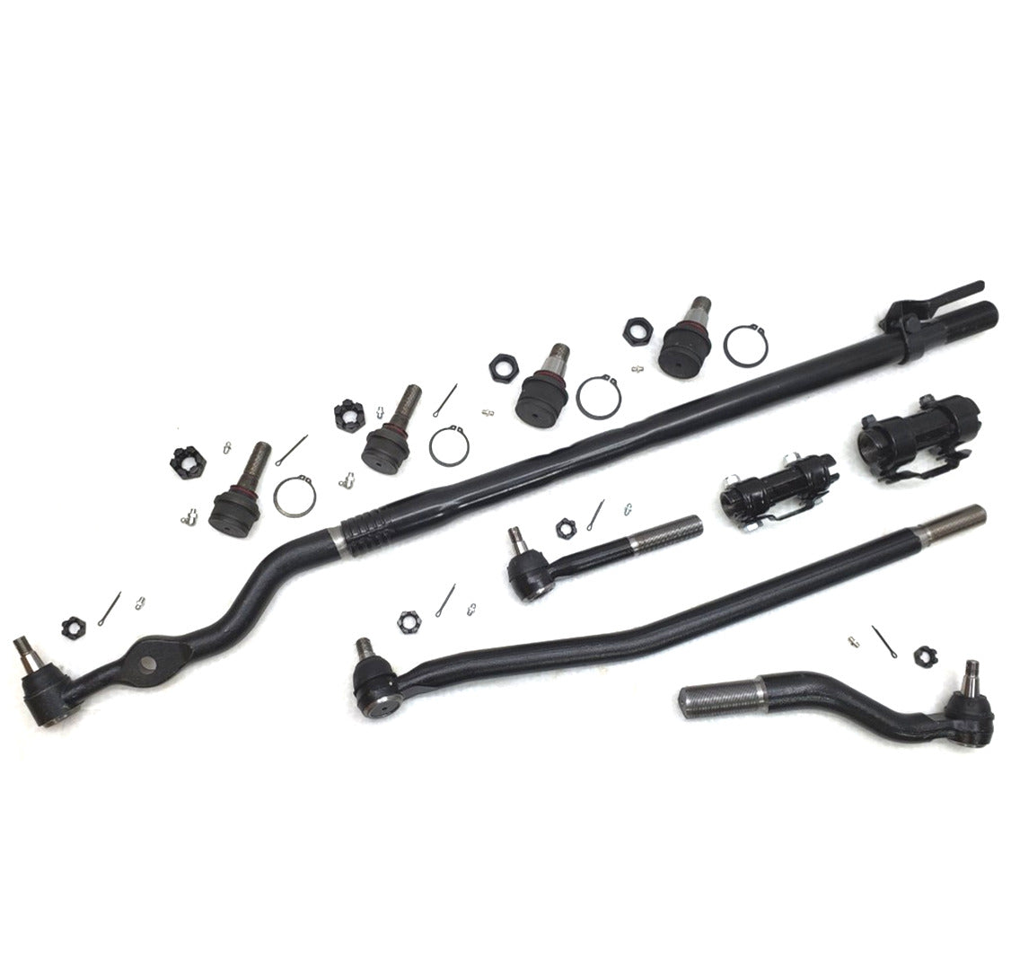 XRF Tie Rod Drag Link Ball Joint Steering Kit for 1999-2004 Ford F450, F550 Super Duty