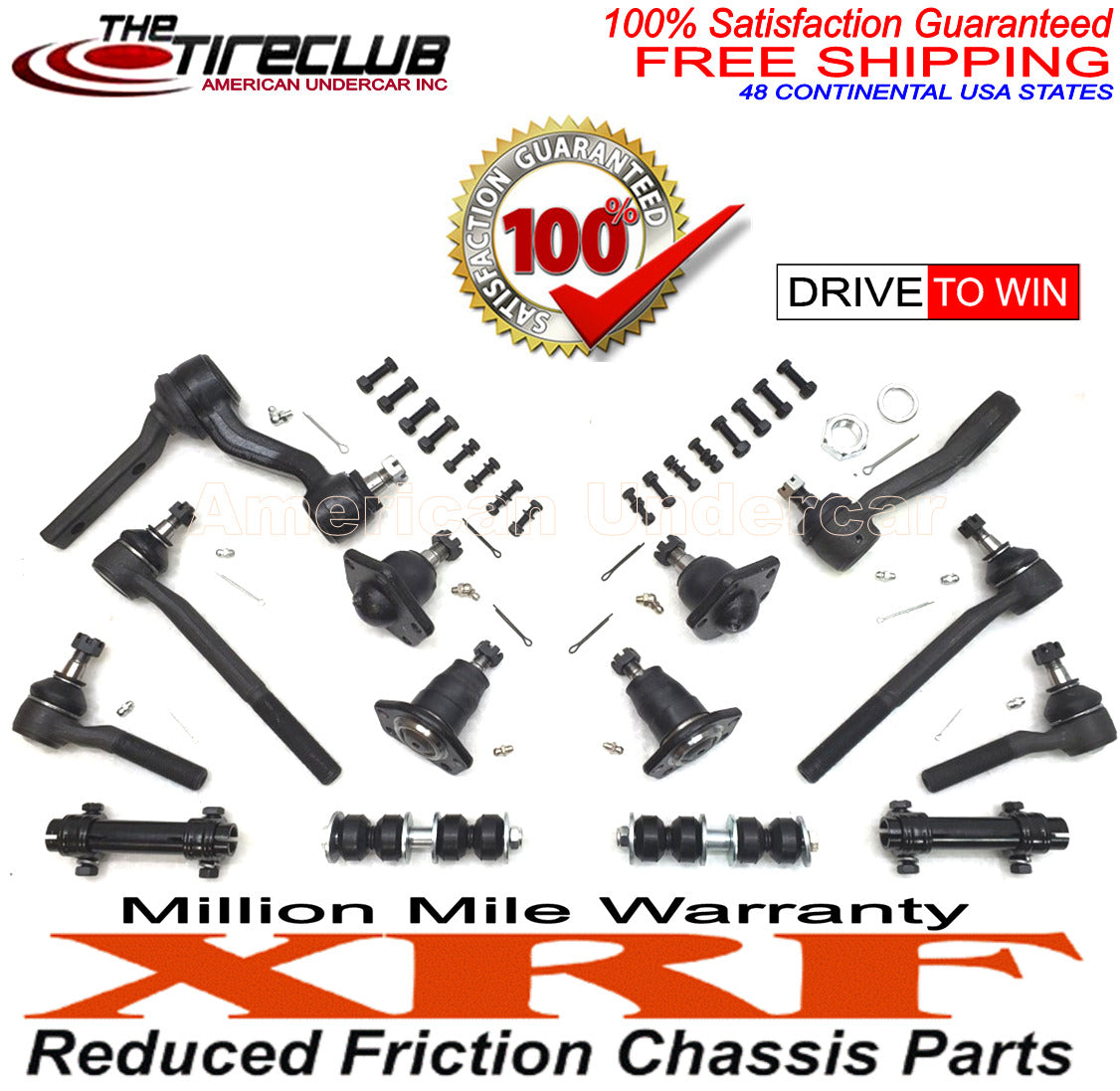 XRF Ball Joint Tie Rod Idler Pitman Arm Kit | 1999-2005 Chevrolet Blazer, S10 4x4