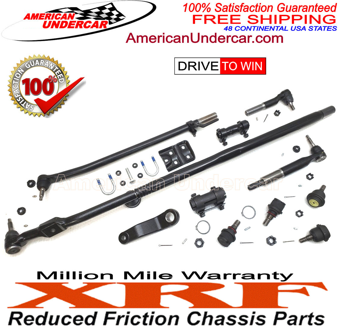 XRF Dodge Ram 2500 3500 4x4 2009 - 2012 New T Design Steering & Suspension Kit