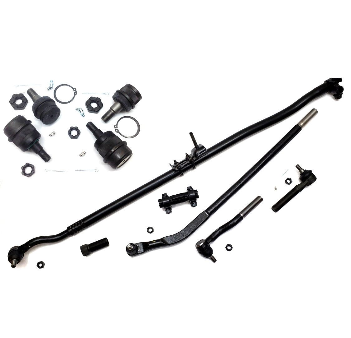 XRF Ball Joint Drag Link Tie Rod Steering Kit for 2007-2017 Jeep Wrangler