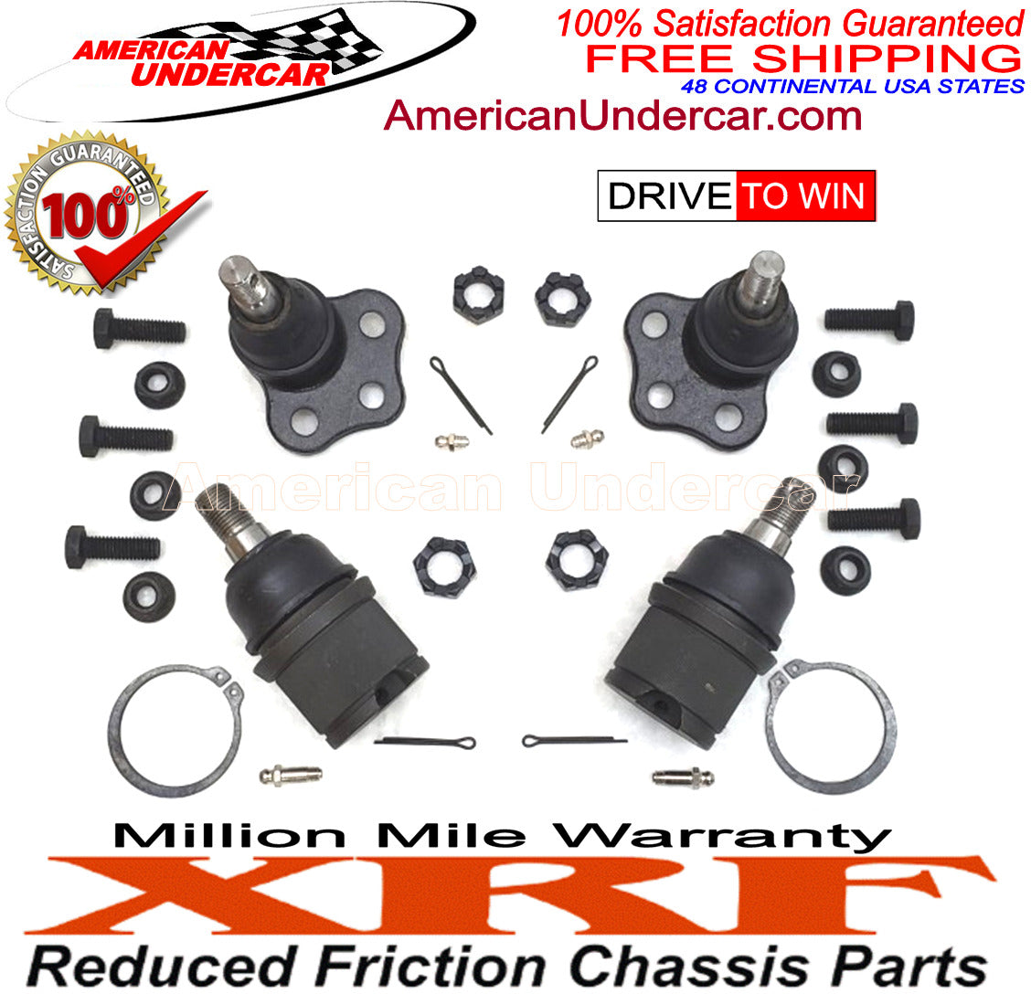 XRF Ball Joint Upper & Lower Suspension Kit for 2000-2004 Dodge Dakota, Durango 4x4