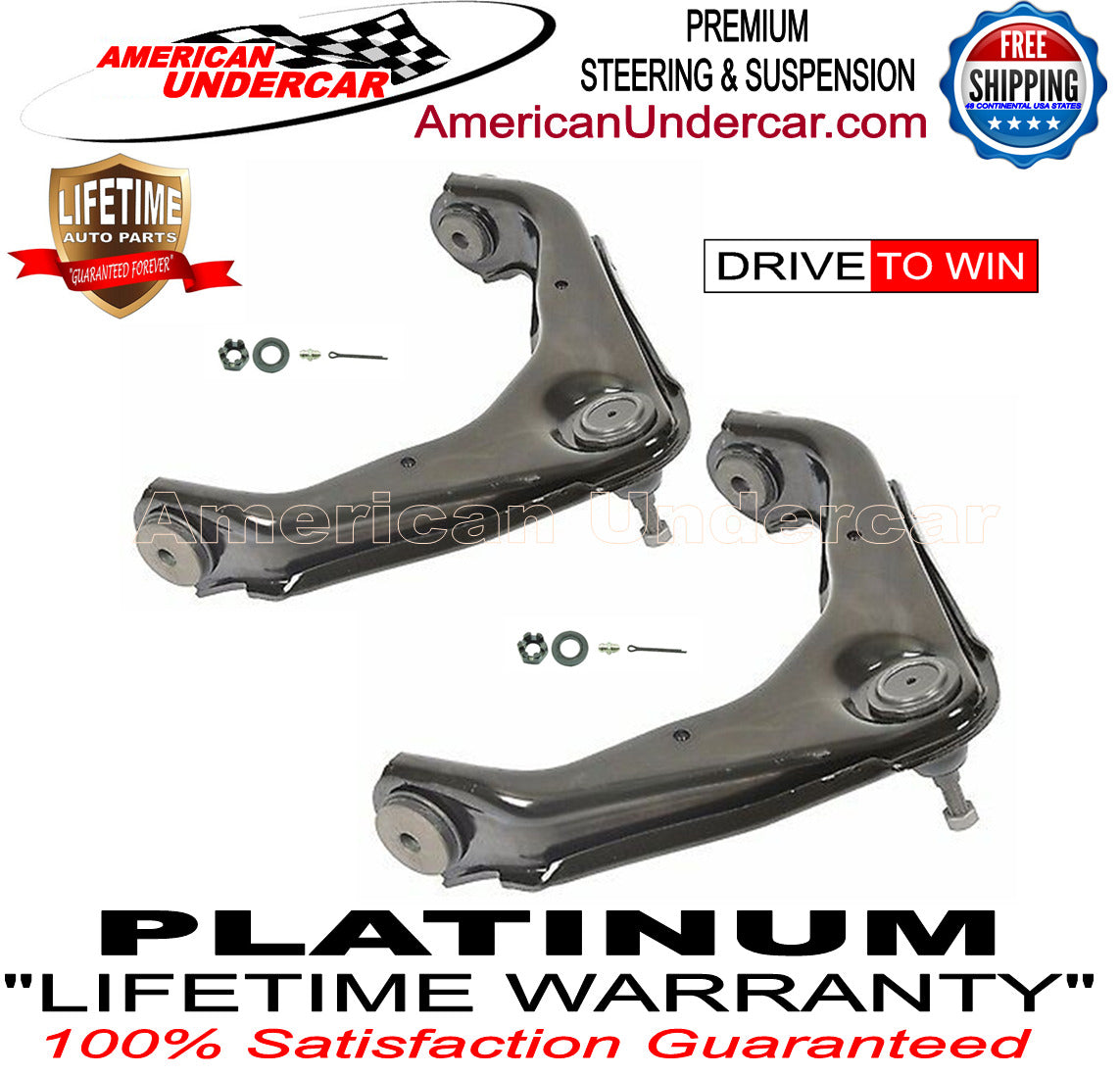 Lifetime Control Arm Ball Joint Bushing Kit for 2001-2010 Chevrolet, GMC 2500HD, 3500HD 2WD, 4x4