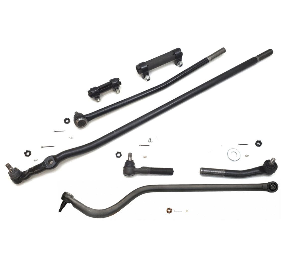 Lifetime Track Bar Drag Link Tie Rod Steering Kit for 1998-1999 Dodge Ram 2500, 3500 4x4
