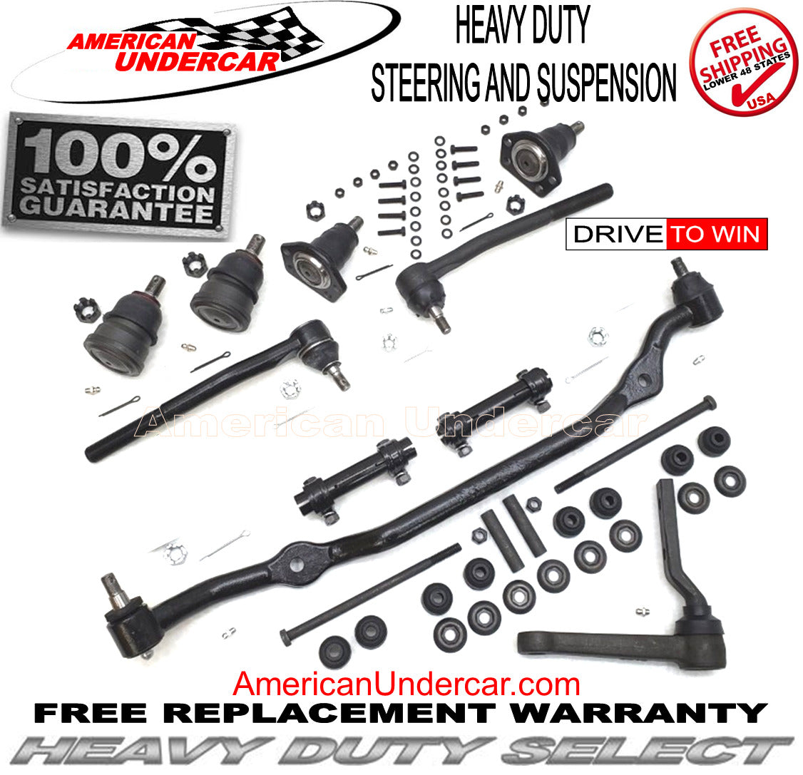 HD Ball Joint Tie Rod Idler Arm Center Link Kit for 1972-1974 Chevrolet Camaro