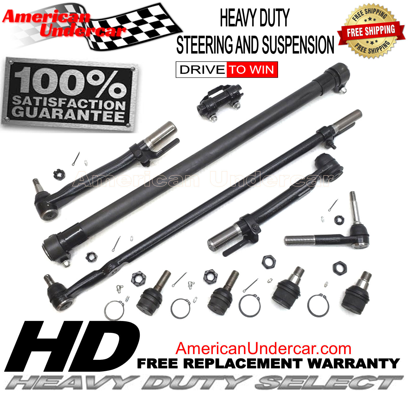 HD Steering and Suspension Kit | 2017-2022 Ford F450 & F550 Super Duty 2WD & 4x4 | Narrow Axle