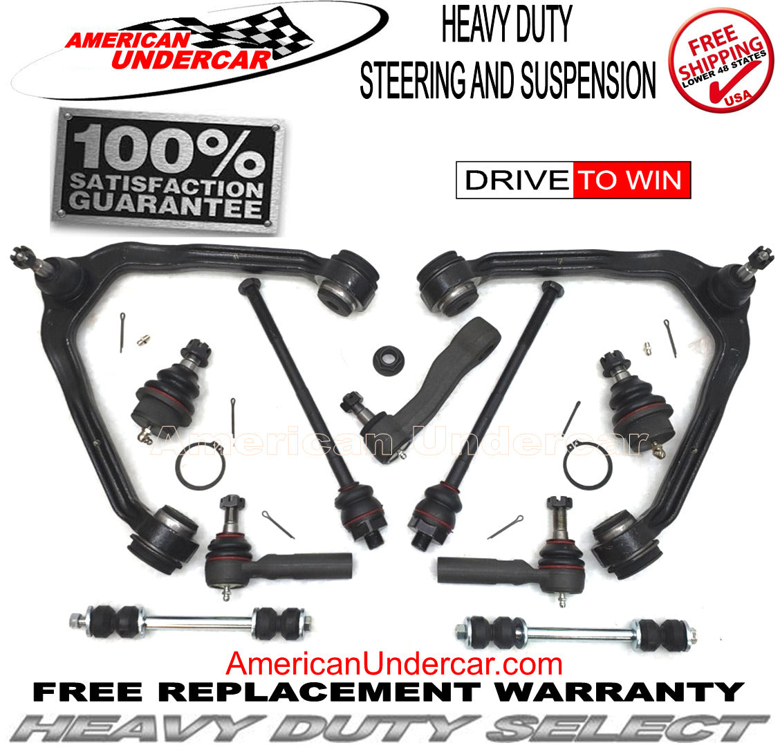 Chevrolet GMC 1500 1999 - 2007 HD Ball Joint Control Arm Idler Arm Tie Rod Kit