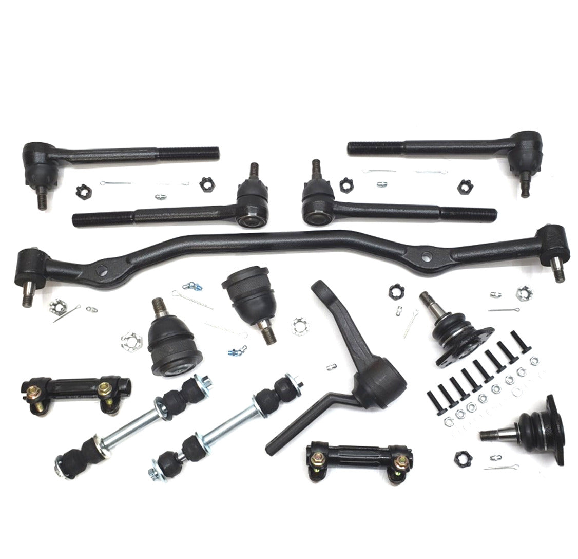 71 - 72 Buick Chevy Olds Pontiac HD Ball Joint Tie Rod Center Link Idler Arm Kit