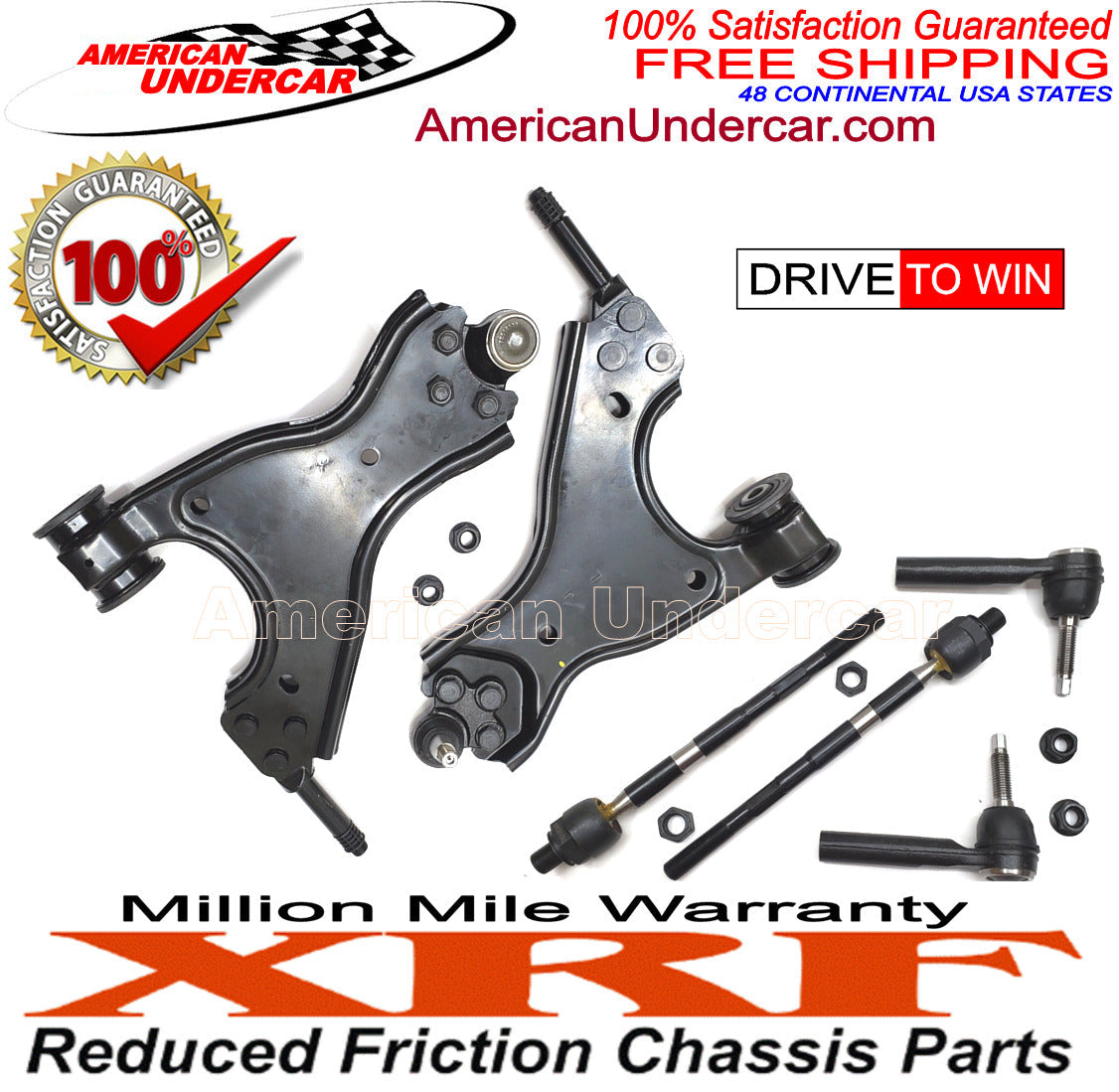 XRF Ball Joint Tie Rod End Steering Kit | 2008-2017 Buick Enclave 2WD, AWD
