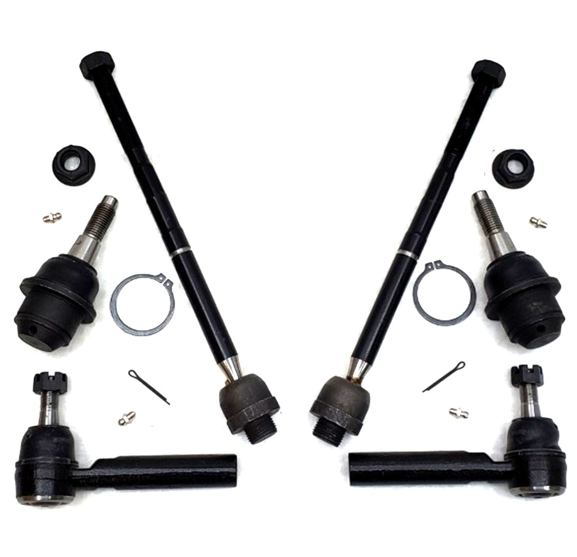 HD Ball Joint & Tie Rod Steering Assembly Kit for 2014-2018 Chevrolet, GMC, Cadillac 2WD, 4x4